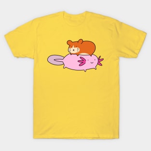 Axolotl and Guinea Pig T-Shirt